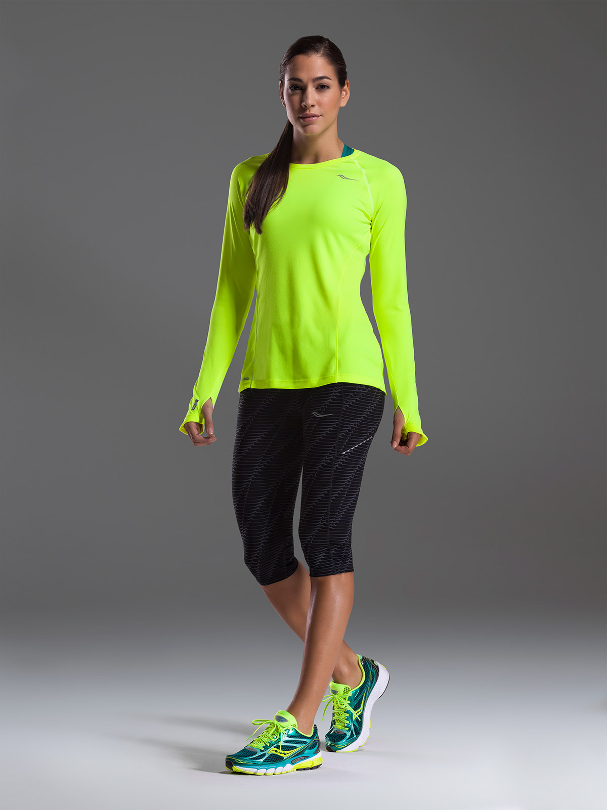 saucony women's velocity long sleeve