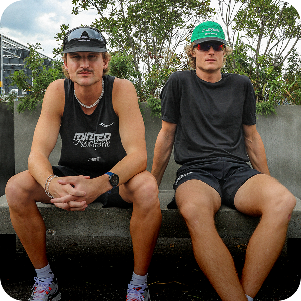 Les frères Marcus et Shawn Milione.