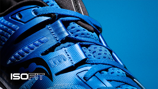 Saucony Ride ISO with ISO Fit technology
