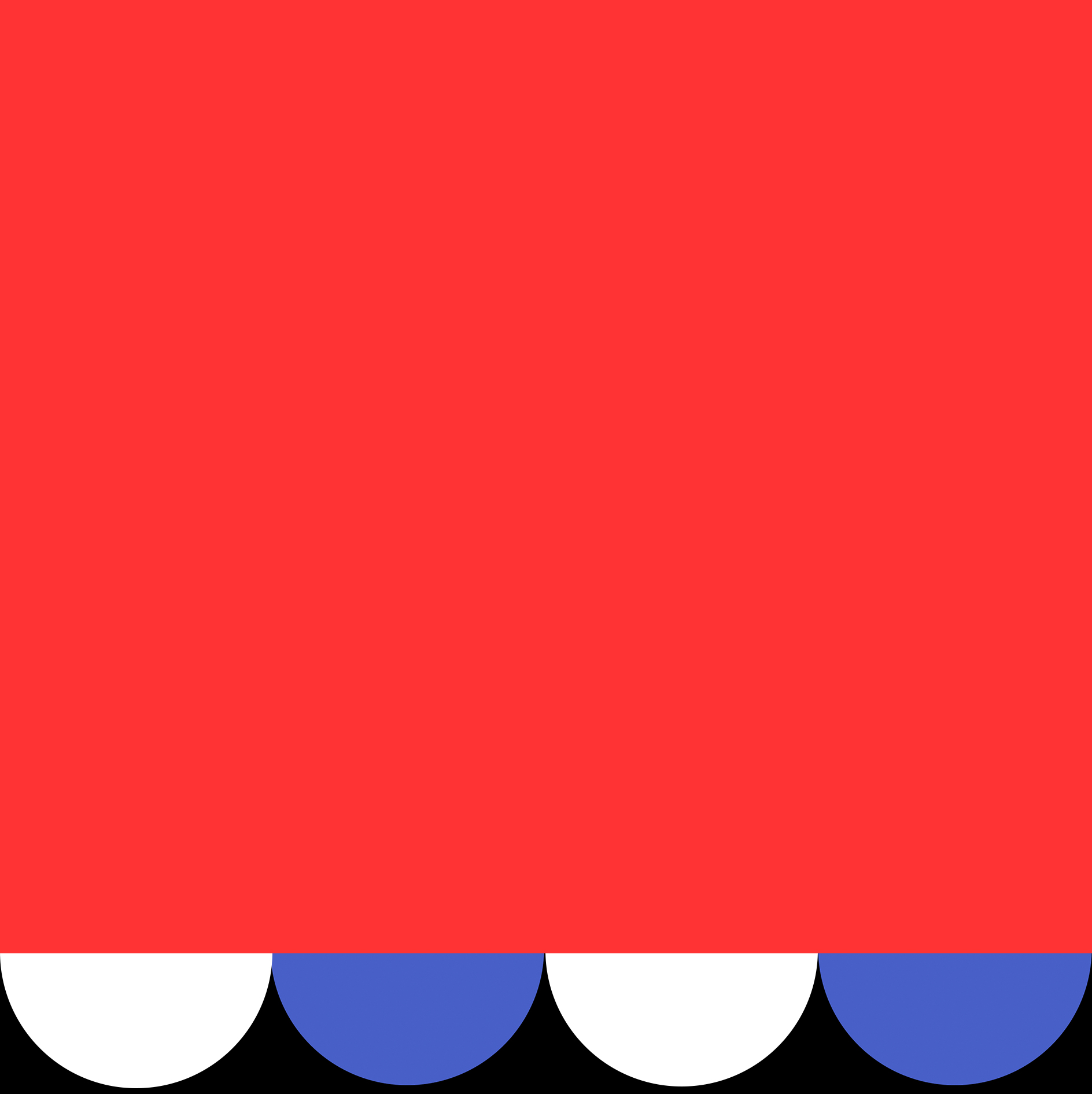 Colorful background of shapes