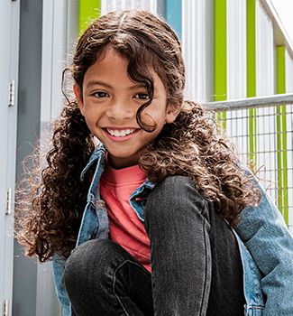 A person smiling at the camera.