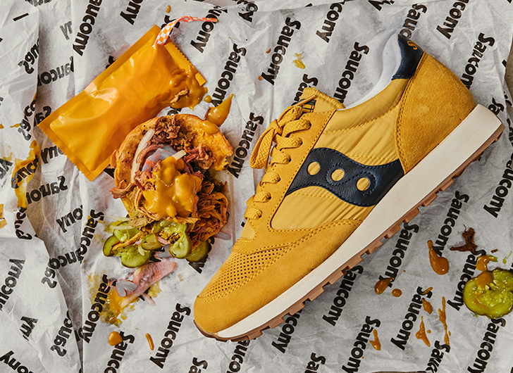 saucony jazz 4000 femme jaune