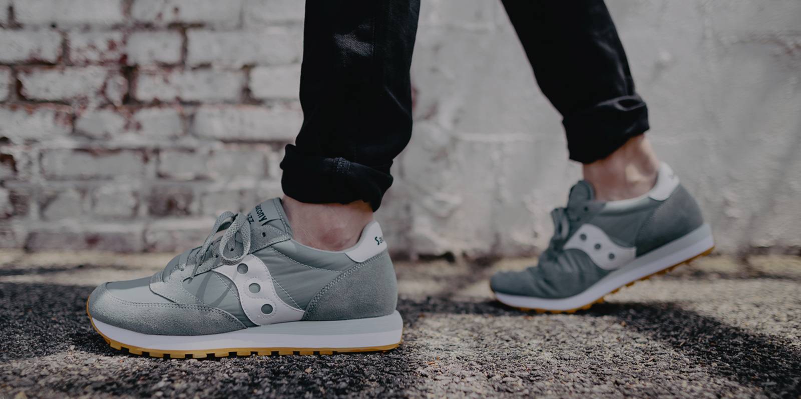 saucony jazz original charcoal white
