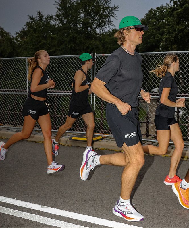 Woman running in the Ride 17.