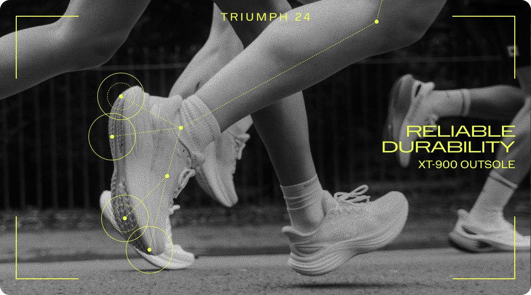 Reliable Durability. XT-900 Outsole.