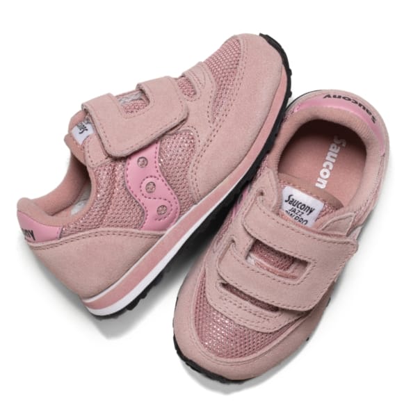 Little Kid's Baby Jazz Hook & Loop Sneaker | Pink Metallic
