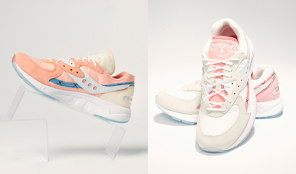 AYA Peaches + Cream Saucony Originals.