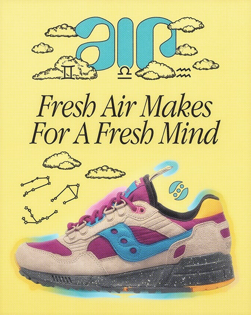 AIR. Fresh air makes for a fresh mind.