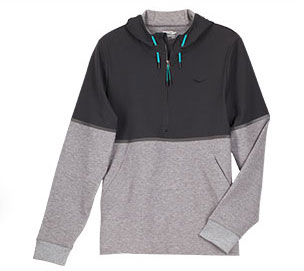 saucony aerospacer hoodie mens green