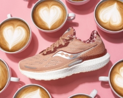 red saucony shoes