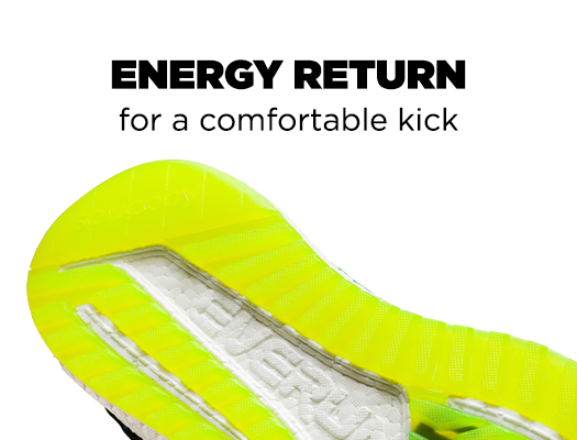 Energy Return for a comfortable kick