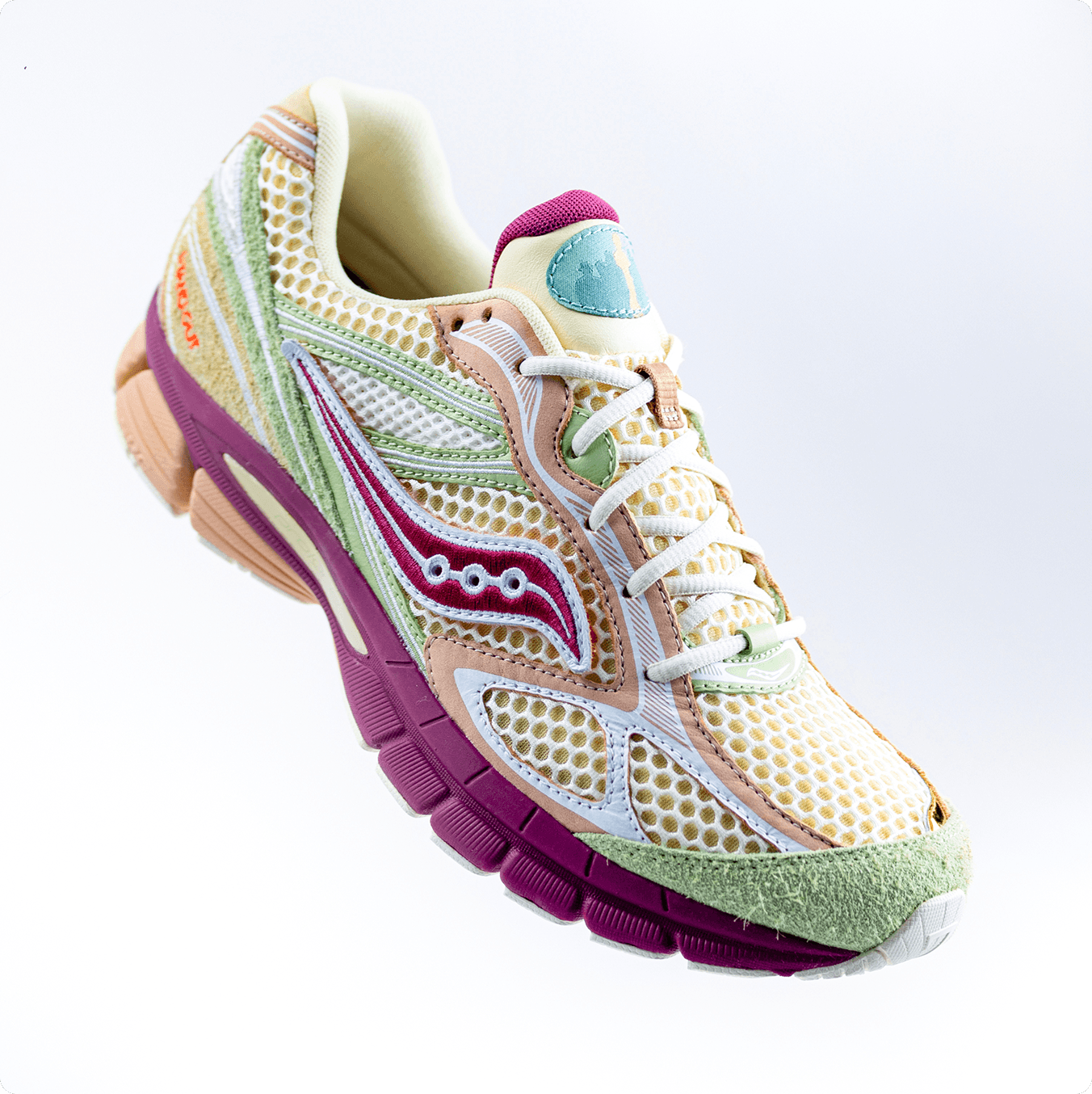 Side profile of the Saucony x Stan Birch ProGrid Guide 7.