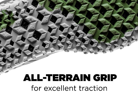 All-Terrain Grip for excellent traction
