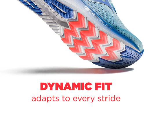 Dyanmic Fit adapts to every stride