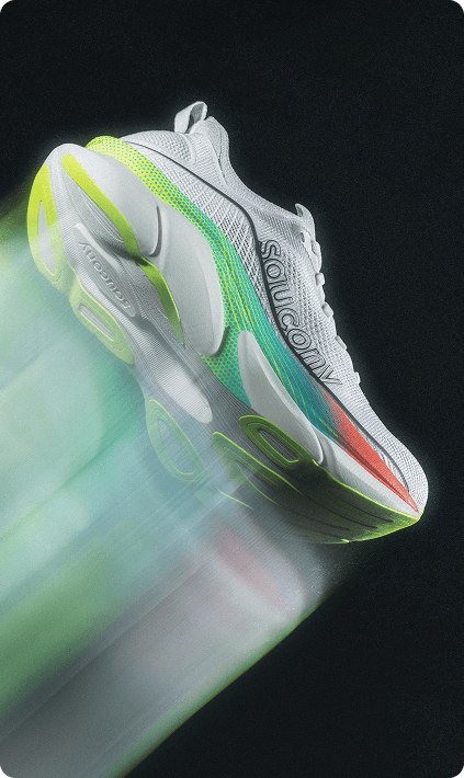 A closeup of the Saucony Endorphin Elite 3
