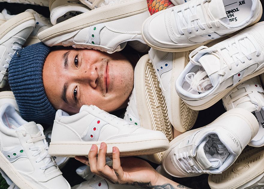White saucony sneakers shop