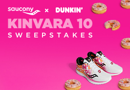 Shoes surrounded by donuts