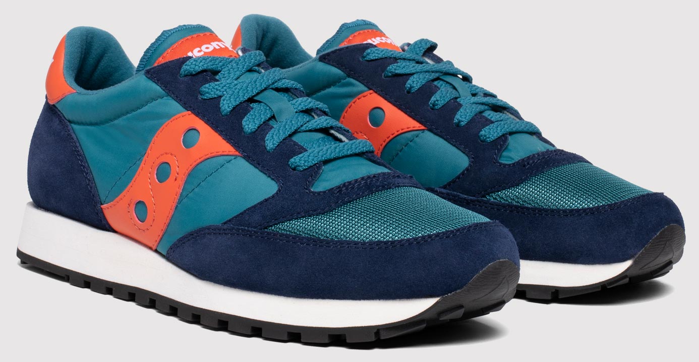 Saucony Men's Jazz Original Running Shoes – Fabric Upper, M Width, Classic Sneaker