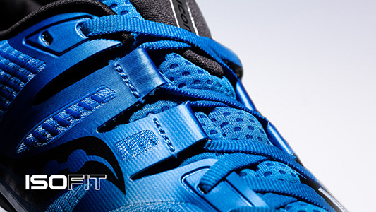 Saucony Ride ISO with ISO Fit technology