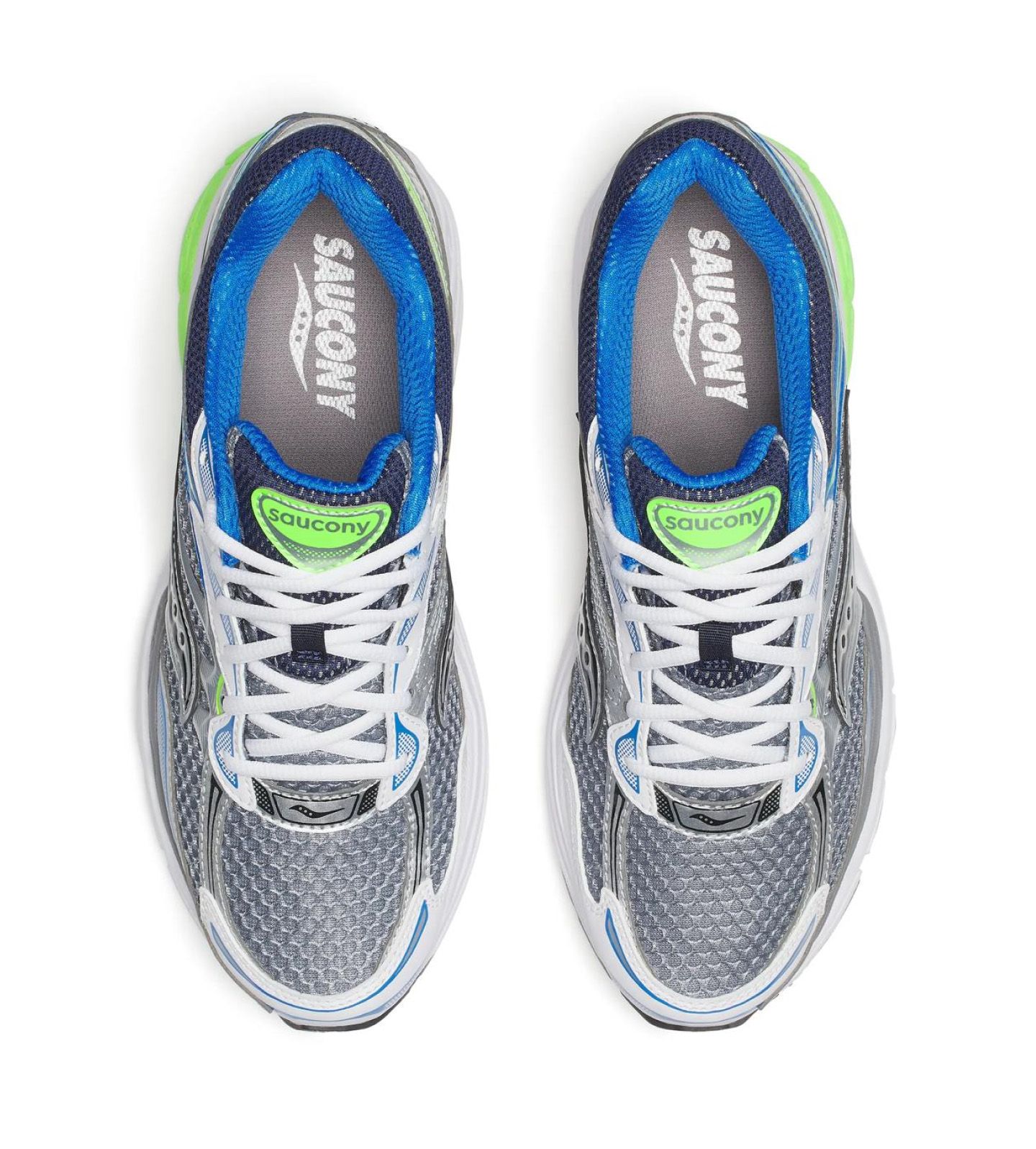One of 6 different Saucony sneakers on rotation using a fade transition in-between.