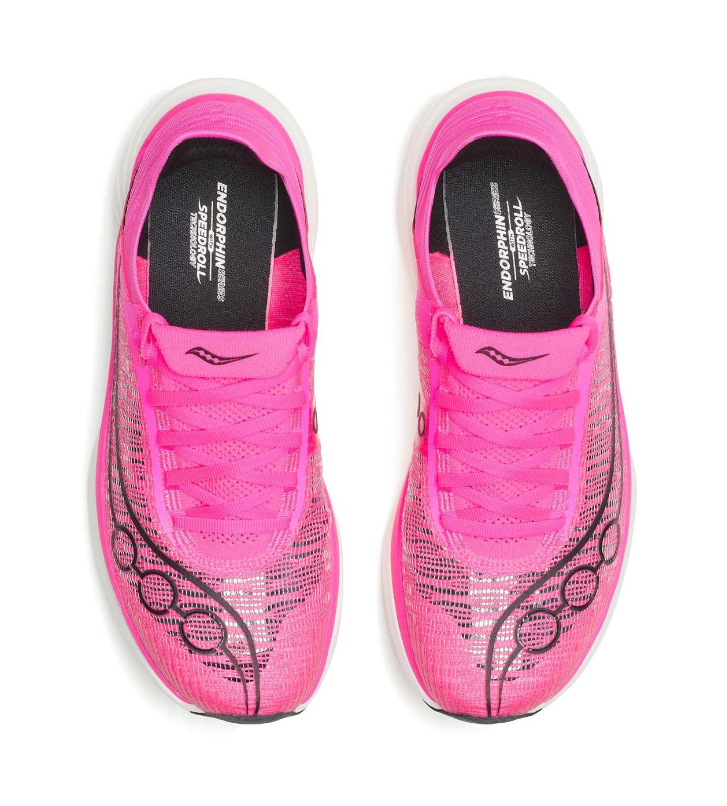 One of 6 different Saucony sneakers on rotation using a fade transition in-between.