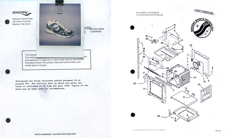 Collage of Grid Azura shoes