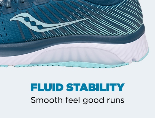 Fluid stability. Smooth feel good runs.