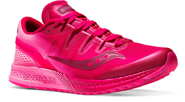 pink saucony trainers