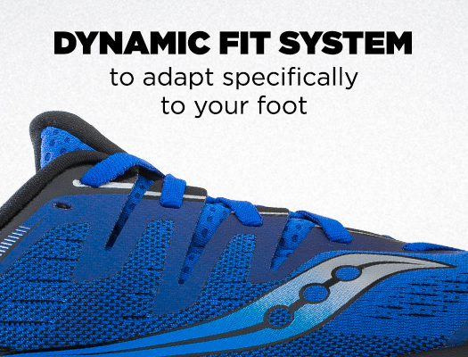 Dynamic Fit System to adapt specifically to your foot