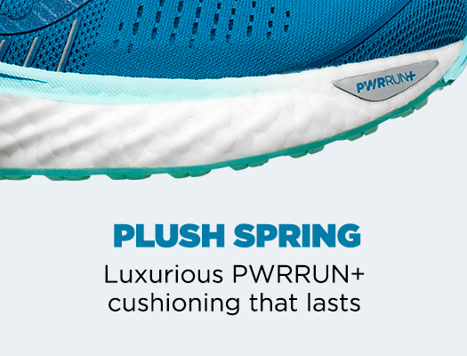 28% Lighter. PWRRUN+ is our lightest cushioning ever.