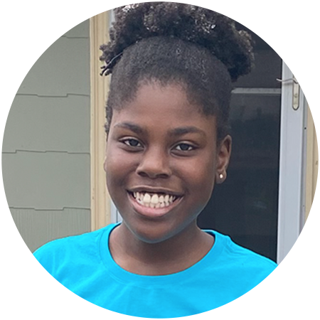 Profile of Chauncy smiling.