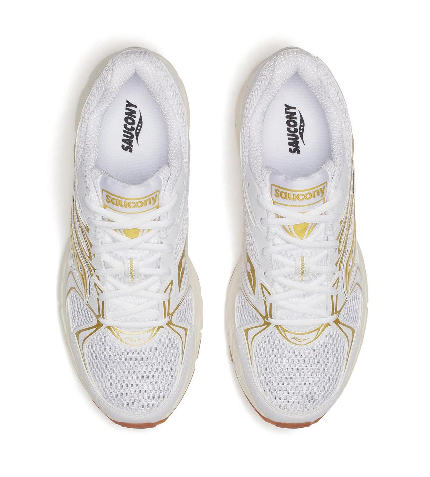 One of 6 different Saucony sneakers on rotation using a fade transition in-between.