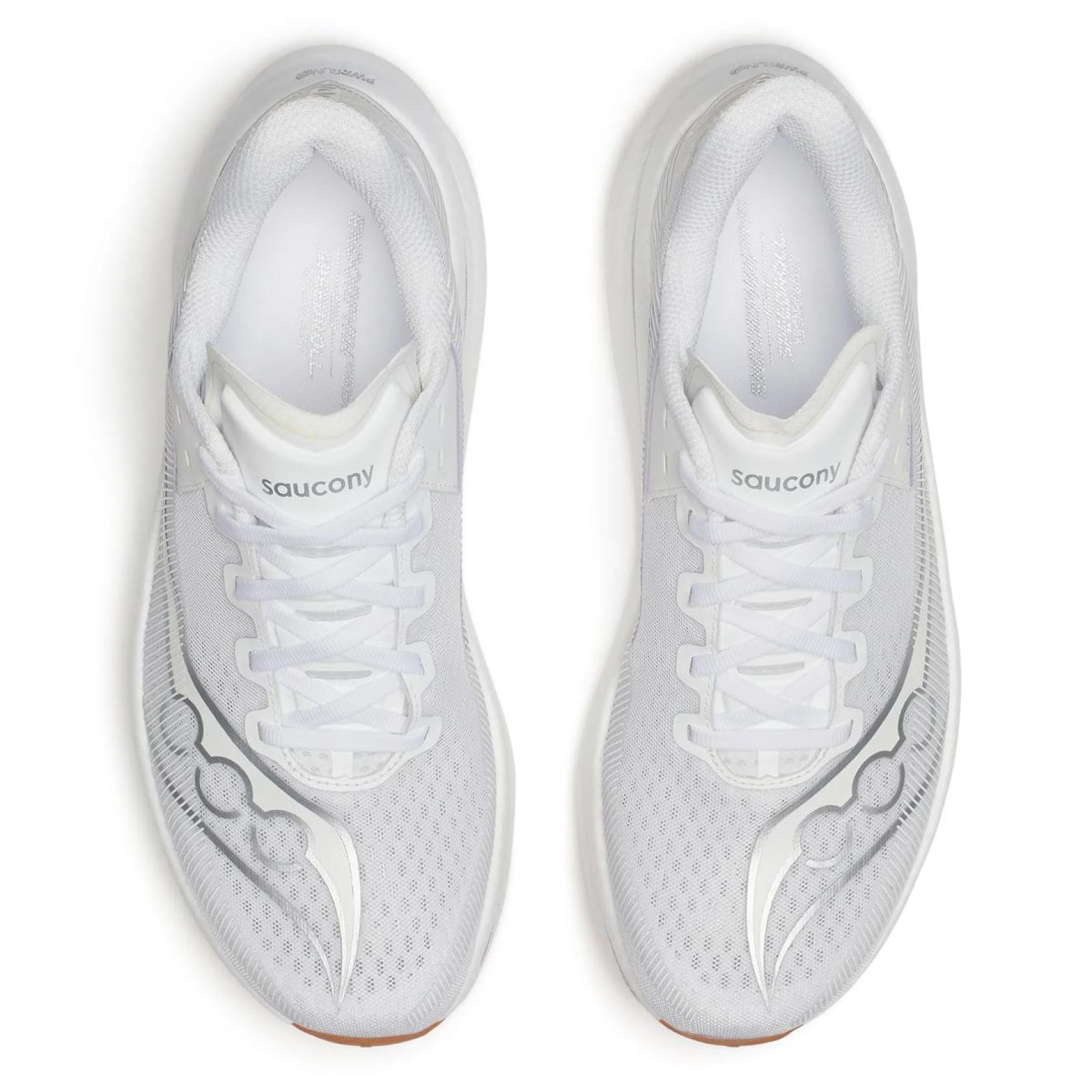 One of 6 different Saucony sneakers on rotation using a fade transition in-between.