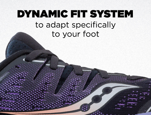 Dynamic Fit System to adapt specifically to your foot