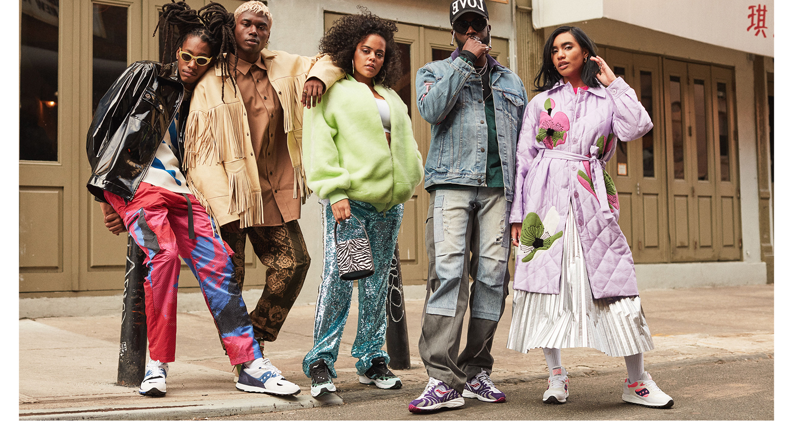 High Snobiety Featured NYC creatives lined up showing off their styles.